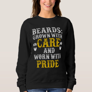 Beard-Sprichwort für Männer Spaß Meme Bietern Sweatshirt