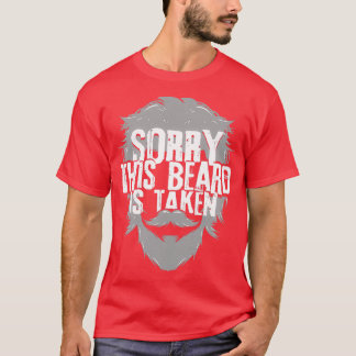 Beard Valentinex27S Day Funny Gift Beard for Men C T-Shirt