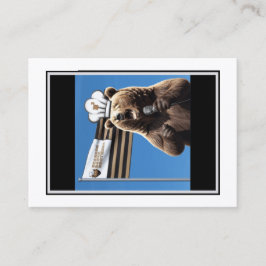 Bearded Baker Banter Trading Cards: Bärenflagge Telefonnummerkarte