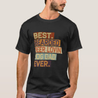 Bearded Beer Lovin' Hund Vater Ever Funny Drinki