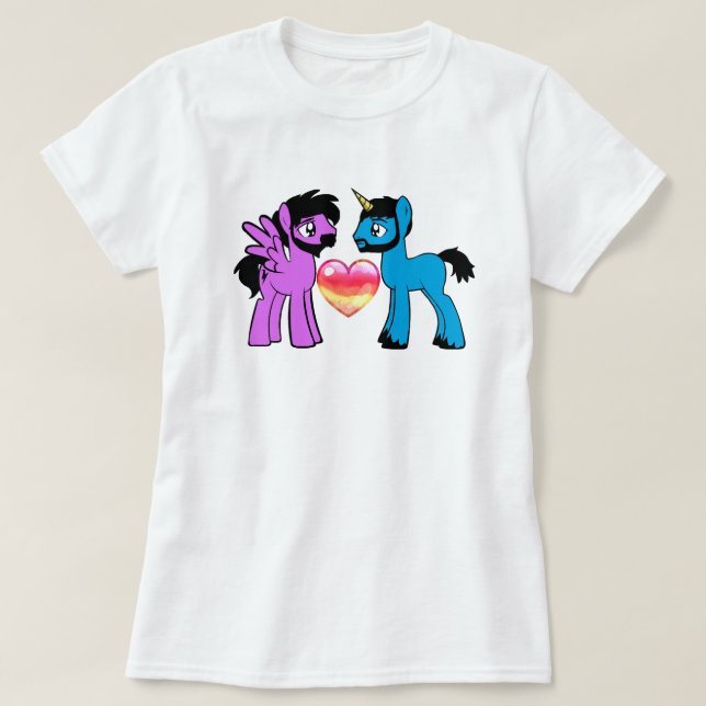 Bearded Brony Women's size TShirt (Design devant)