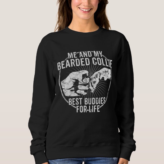 Bearded Collie  1 Sweatshirt (Vorderseite)