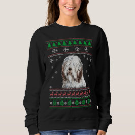 Bearded Collie Dog Lover Ugly Christmas Sweater Sweatshirt