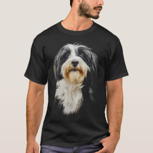 Bearded Collie Hundemotiv Haustier Bearded Collie T-Shirt