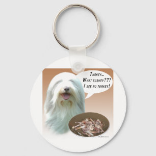 Bearded Collie Türkei Schlüsselanhänger