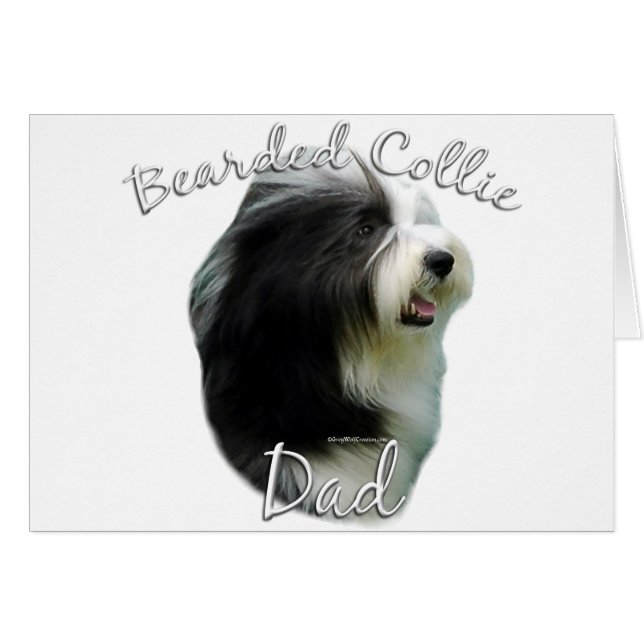 Bearded Collie Vater 2 (Vorderseite (Horizontal))