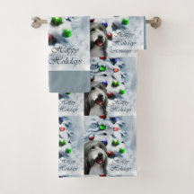 Bearded Collie Weihnachten