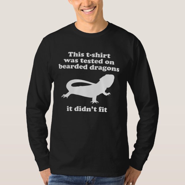 Bearded Dragon  for Men Women Kids Sarcastic T-Shirt (Vorderseite)