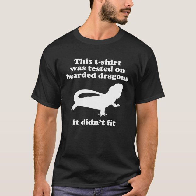 Bearded Dragon  for Men Women Kids Sarcastic T-Shirt (Vorderseite)