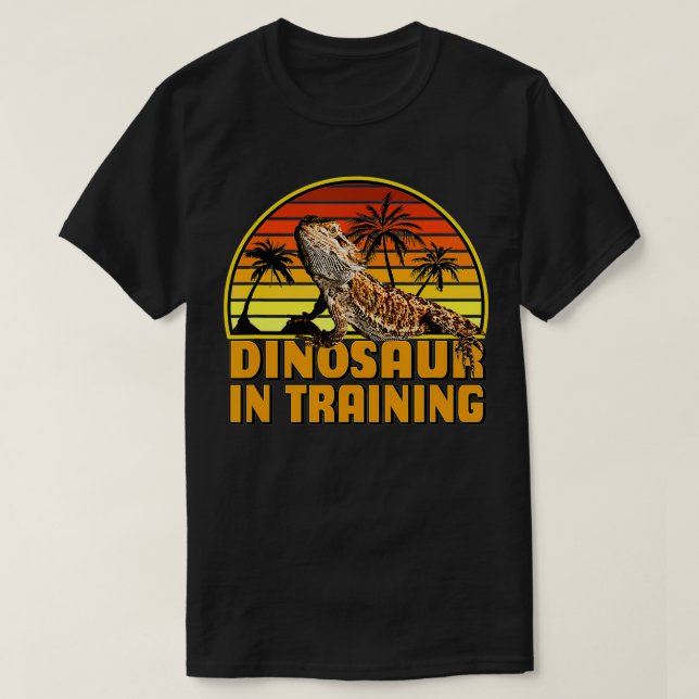 Bearded Dragon, Funny Lizard  T-Shirt (Design vorne)
