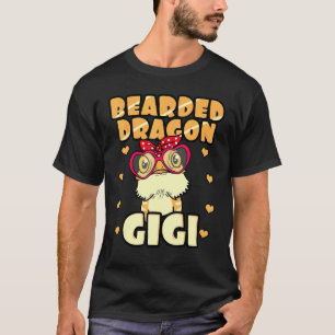 Bearded Dragon Gigi Pogona Eigentümer Reptile Gigi T-Shirt