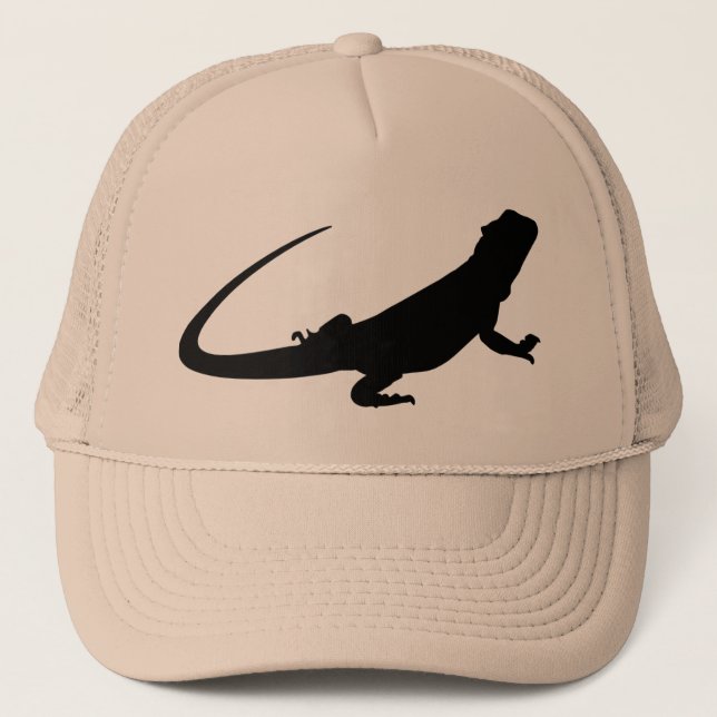 Bearded Dragon Hat Truckerkappe (Vorderseite)