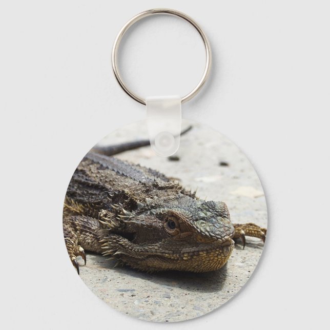 Bearded Dragon Keyring Schlüsselanhänger (Vorderseite)