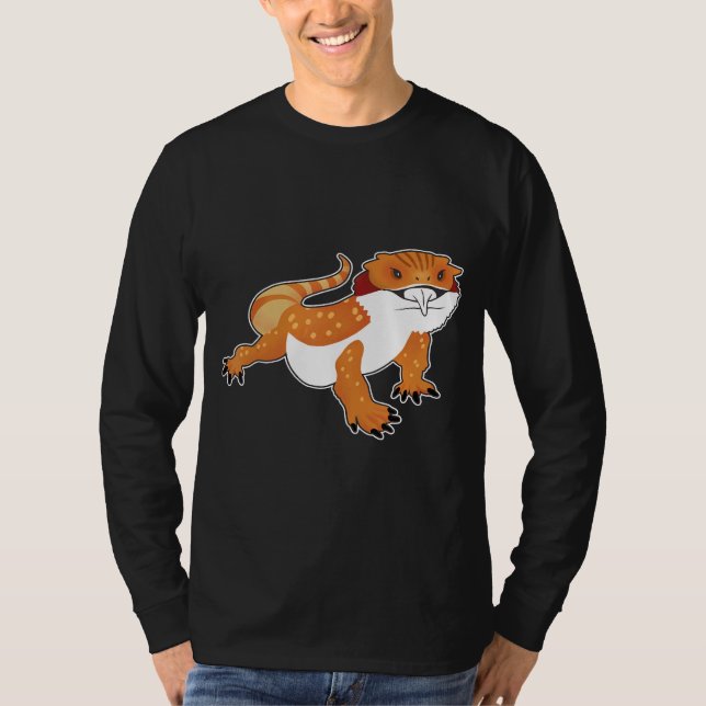 Bearded Dragon  Lizard T-Shirt (Vorderseite)