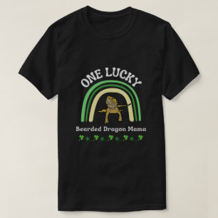 Bearded Dragon Mom Reptile Lizard St Patrick's Day T-Shirt