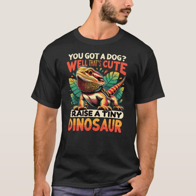 Bearded Dragon Pet Reptile Lizard Lover T-Shirt (Vorderseite)