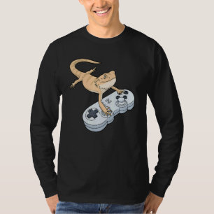 Bearded Dragon Video Game Gamer Pagona Bartded Dr. T-Shirt