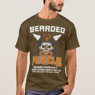 Bearded Funcle Funny Oncle Definition Geschenk 2 T-Shirt