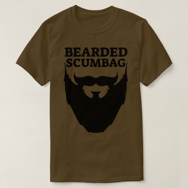 Bearded Scumbag T-Shirt (Design vorne)