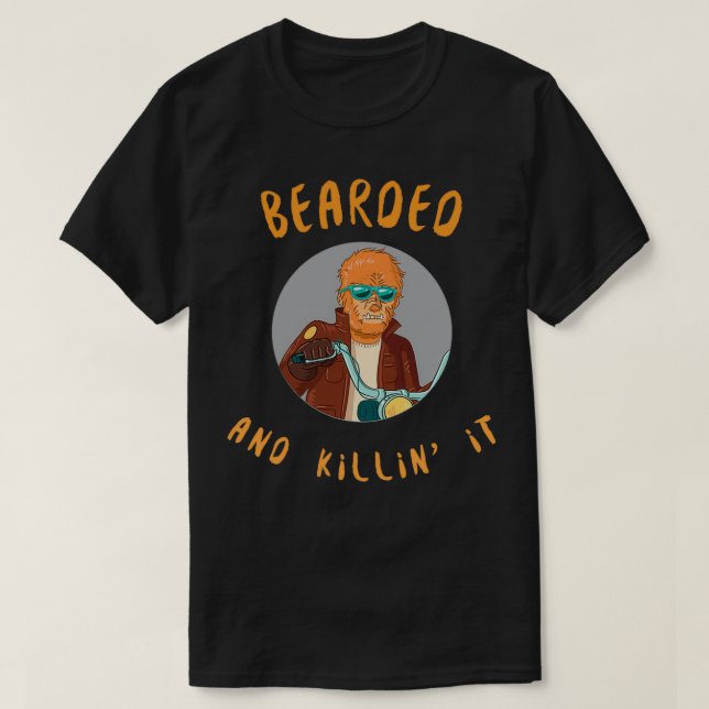 Bearded und killinx27 it T-Shirt (Design vorne)
