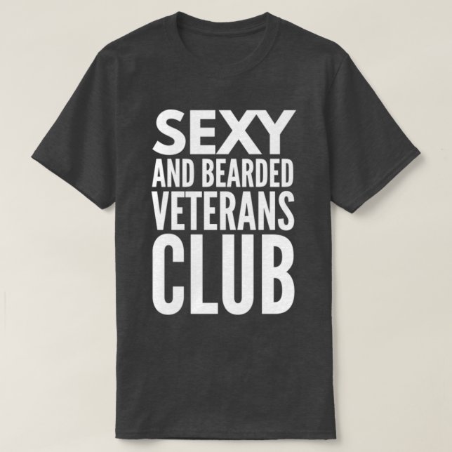 Bearded Veteran T-Shirt (Design vorne)