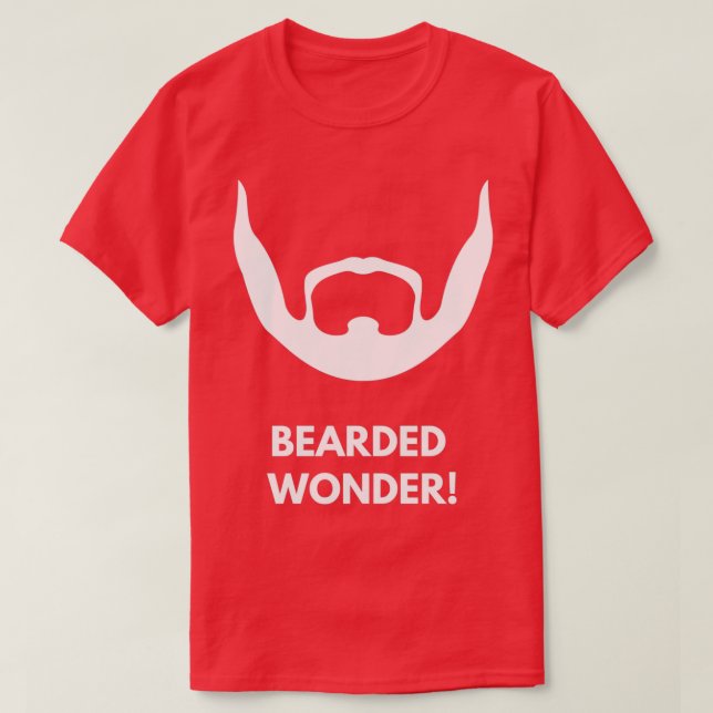 Bearded Wonder Beard Fan 11 T-Shirt (Design vorne)
