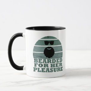 Bearded zites lustiges Bart Redewendungen Geschenk Tasse