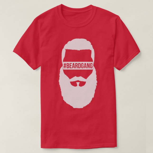 BeardGang Full Beard White Classic TShirt (Design vorne)