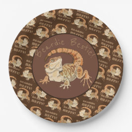 Beardie Bestie!  Pappteller