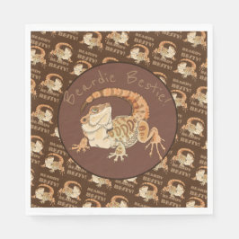 Beardie Bestie! Serviette