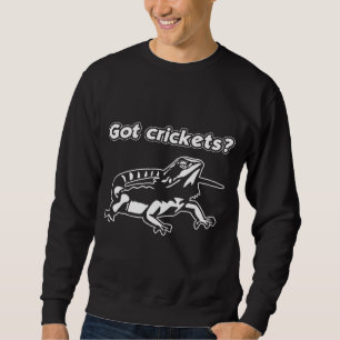 Beardie Got Crickets Fütterte meinen bärtigen Drac Sweatshirt