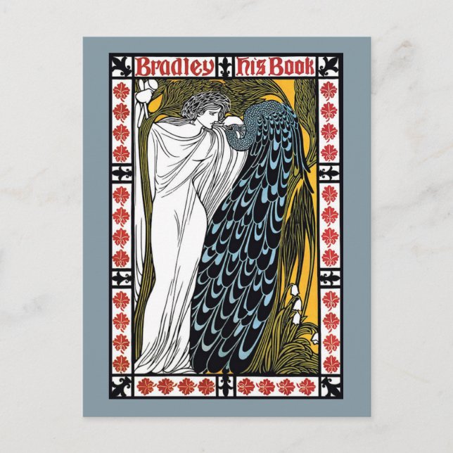 Beardley Peacock Postkarte (Vorderseite)