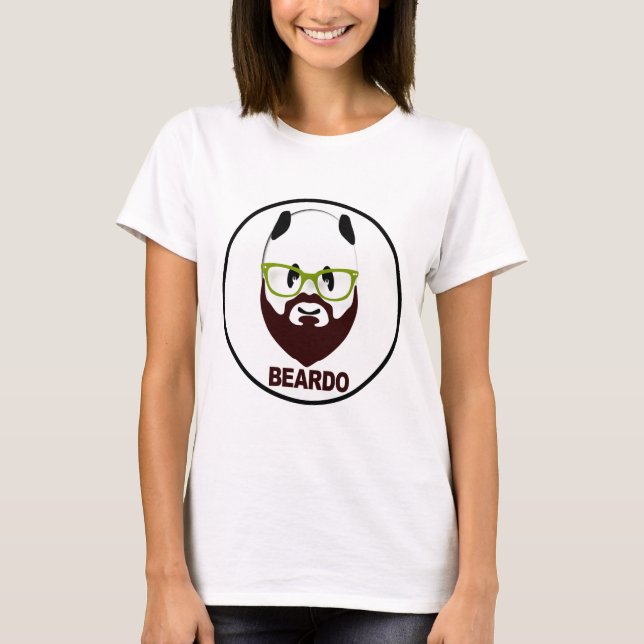 Beardo Panda T-Shirt (Vorderseite)