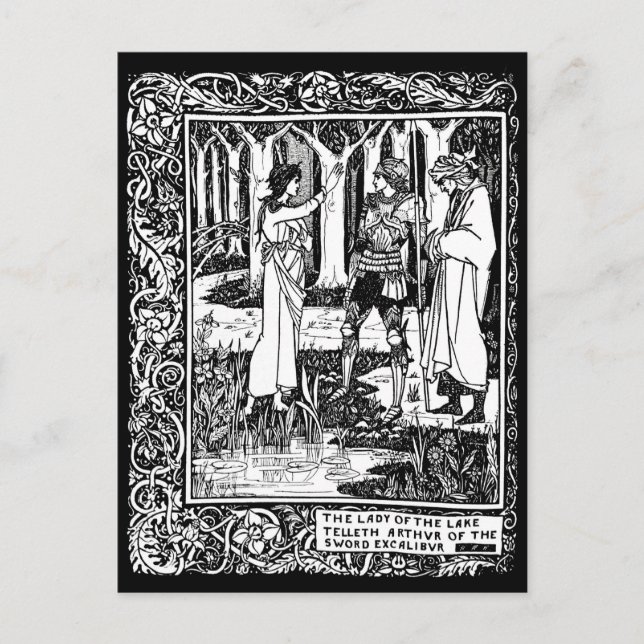 Beardsley Excalibur Postkarte (Vorderseite)