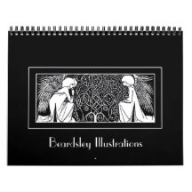 Beardsley Kunst Nouveau Illustrations-Kalender