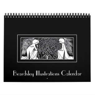 Beardsley Kunst Nouveau Illustrations-Kalender Kalender