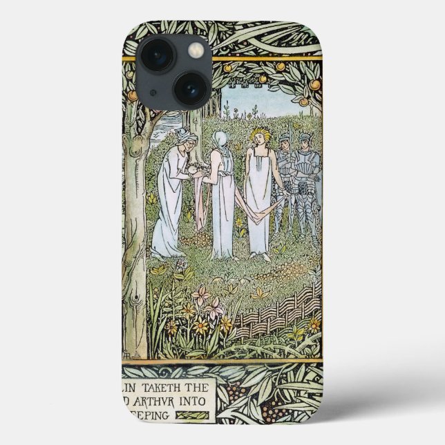 Beardsley: Morte D'Arthur Case-Mate iPhone Hülle (Rückseite)