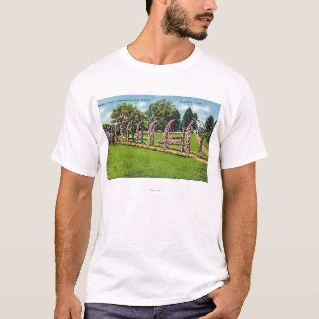 Beardsley Park-Ansicht der botanischen Gärten T-Shirt (Vorderseite)