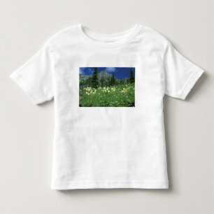 Beargrass am Eunice Lake, Rainier NP, WA, Kleinkind T-shirt