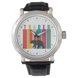 Bearish market | Trader | Simple design Armbanduhr