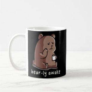 Bearly Awake Sleepy Bear Coffee Animal Puff Kaffeetasse