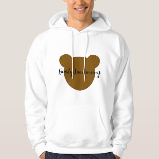 Bearly Functioning Lustiger Herren Hoodie | Süßer