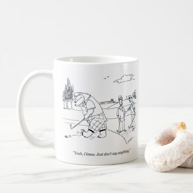 Bearly Golf mug (Avec donut)