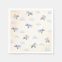 Bearly Wait Baby Shower Fliegender Bär & Wolke