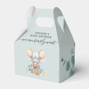 Bearly Wait Baby Shower Wald Bär Tier Geschenkteil Geschenkschachtel