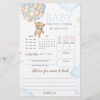 Bearly Wait Ballon Bär Baby Junge Shower Spiel