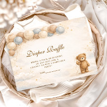 Bearly Wait Balloon Diapper Raffle