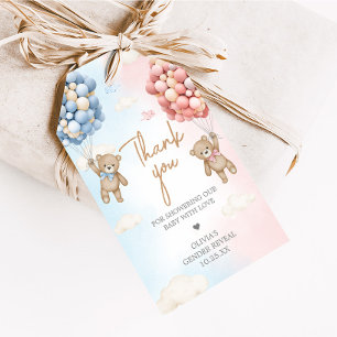 Bearly Wait Bear Ballon Geschlecht Enthüllung Favo Geschenkanhänger