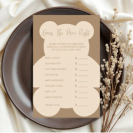 Bearly Wait Beige Ratespiel erraten