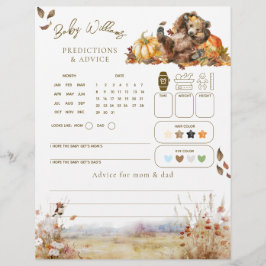 Bearly Wait Fall Woodland Baby Shooting Game